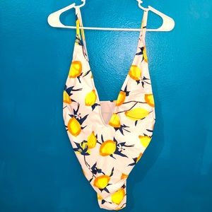 Once piece lemon swimsuit